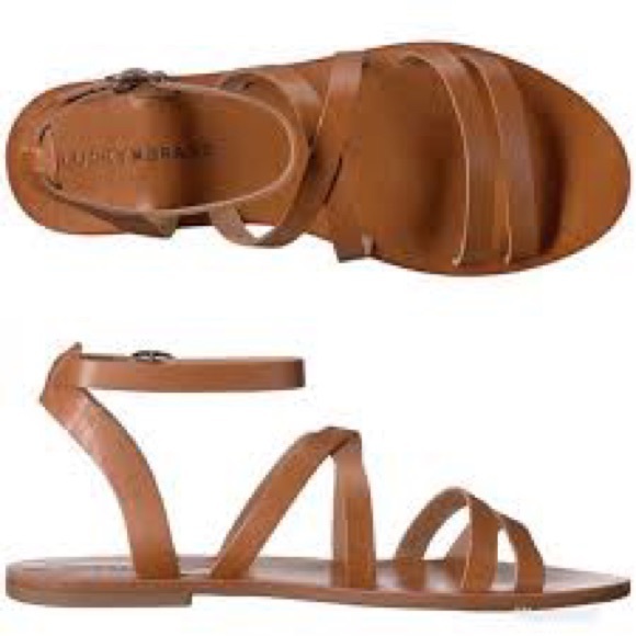 Lucky Brand Addie Sandal in Almond Natural Leather - Picture 1 of 10